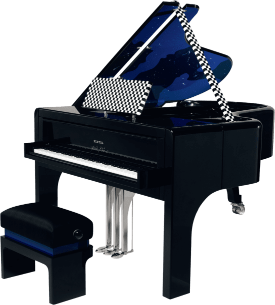 Grand piano P217 VOIE LACTEE Putman