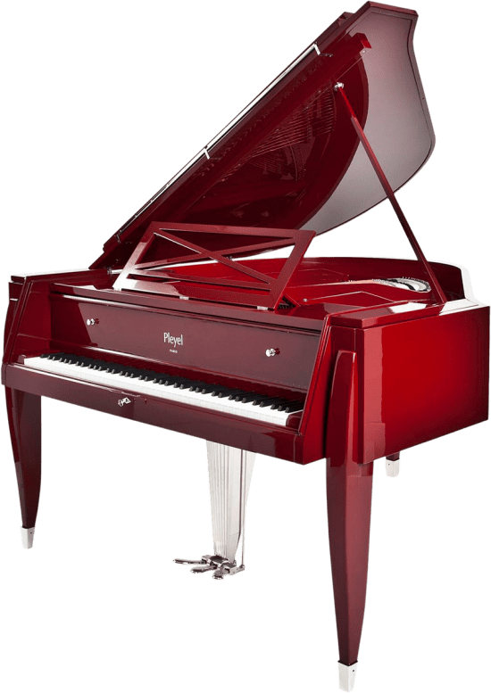 Grand piano P170 1937 Ruhlmann Red